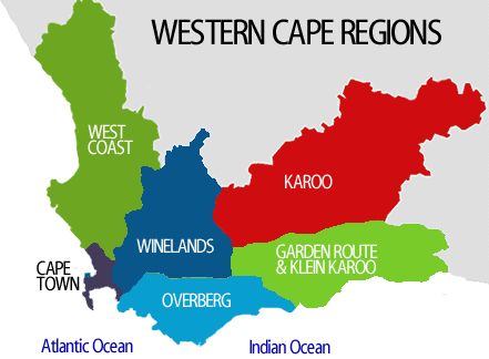 Regions of the Western Cape